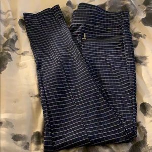 Plaid Leggings Sz Med💙